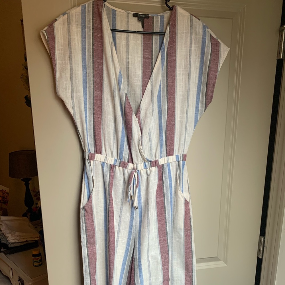 striped jumpsuit